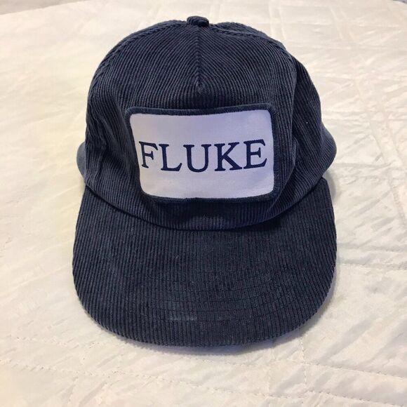 FLUKE blue corduroy‎ baseball hat - Picture 1 of 4
